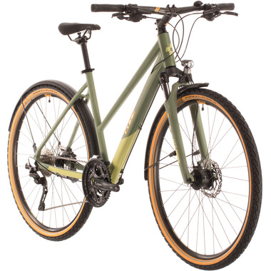 Bicicleta todocamino CUBE NATURE EXC ALLROAD TRAPEZ Mujer Verde 2020 0